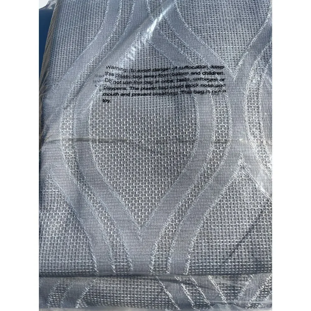 Silk Home Mitchell Blackout Curtains Grey 52x84 2 Panels Room Darkening